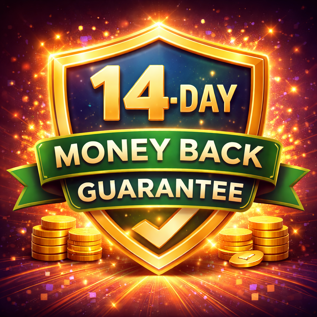 AI Affiliate 14 day money back guarantee badge